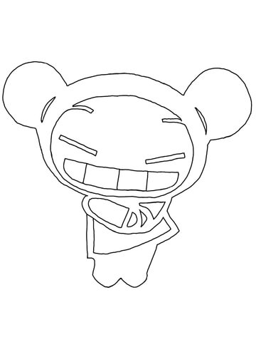 Funny Pucca Coloring Page